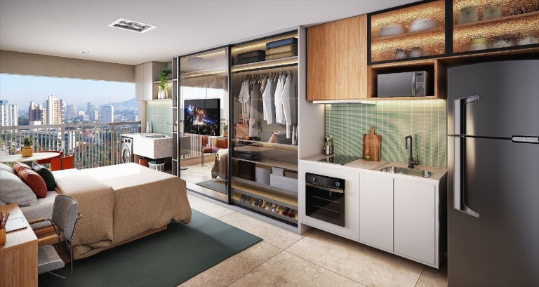 Imagem Studio com 1 Quarto à Venda, 26 m² em Vila Madalena - São Paulo Imagem Studio com 1 Quarto à Venda, 26 m² em Vila Madalena - São Paulo