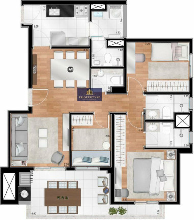 Imagem Apartamento com 3 Quartos à Venda, 88 m² em Barra Funda - São Paulo
