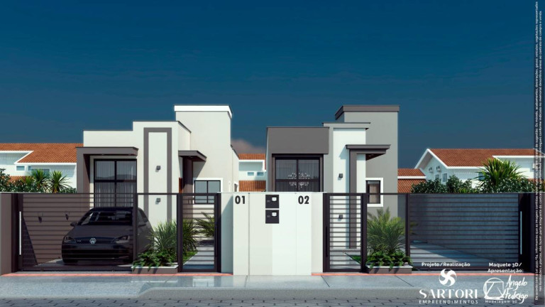 Imagem Casa com 2 Quartos à Venda, 62 m² em Universitário - Tijucas Imagem Casa com 2 Quartos à Venda, 62 m² em Universitário - Tijucas