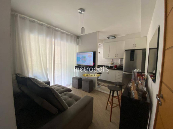 Apartamento com 2 Quartos à Venda, 62 m² em Osvaldo Cruz - São Caetano Do Sul