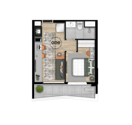 Imagem Imóvel com 1 Quarto à Venda, 33 m² em Santo Amaro - São Paulo Imagem Imóvel com 1 Quarto à Venda, 33 m² em Santo Amaro - São Paulo