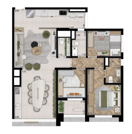 Imagem Apartamento com 3 Quartos à Venda, 97 m² em Perdizes - São Paulo Imagem Apartamento com 3 Quartos à Venda, 97 m² em Perdizes - São Paulo
