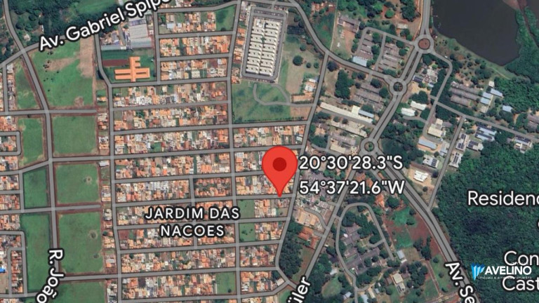 Terreno à Venda, 250 m² em Jardim Das Nações - Campo Grande