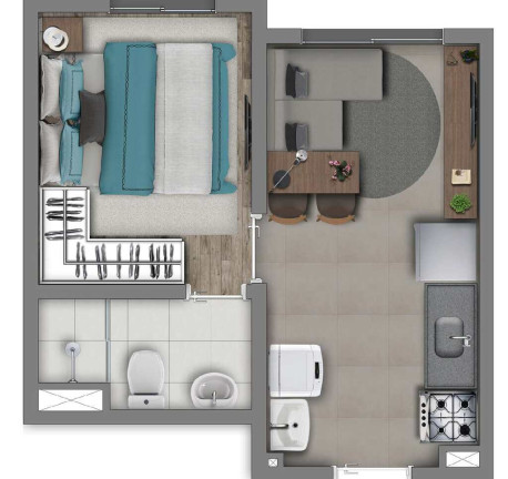 Imagem Apartamento com 2 Quartos à Venda, 31 m² em Vila Prudente - São Paulo