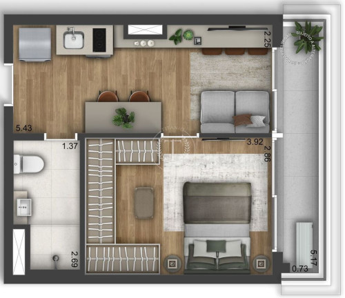 Imagem Apartamento com 1 Quarto à Venda, 27 m² em São Paulo Imagem Apartamento com 1 Quarto à Venda, 27 m² em São Paulo