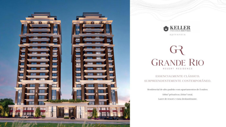 Apartamento com 3 Quartos à Venda, 148 m² em Centro - Foz Do Iguaçu