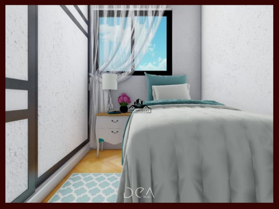 Imagem Apartamento com 2 Quartos à Venda, 52 m² em Jardim Santo Antônio - Santo André