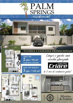 Imagem Apartamento à Venda, 100 m² em Palmeiras - Cabo Frio Imagem Apartamento à Venda, 100 m² em Palmeiras - Cabo Frio