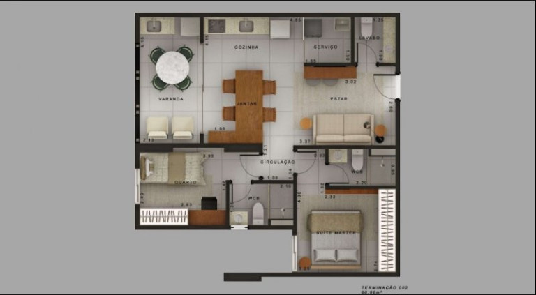 Imagem Apartamento com 2 Quartos à Venda, 71 m² em Jatiúca - Maceió