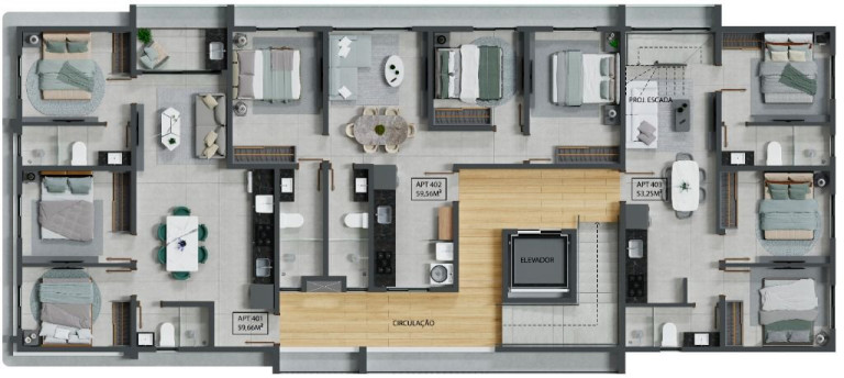 Imagem Apartamento com 3 Quartos à Venda, 65 m² em Bessa - João Pessoa Imagem Apartamento com 3 Quartos à Venda, 65 m² em Bessa - João Pessoa