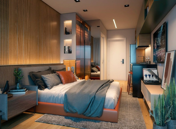 Imagem Apartamento com 2 Quartos à Venda, 51 m² em Centro - Curitiba