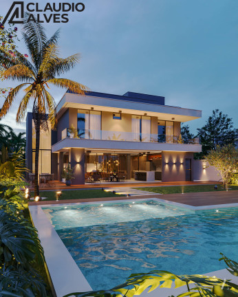Imagem Casa de Condomínio com 4 Quartos à Venda, 214 m² em Papagaio - Feira De Santana Imagem Casa de Condomínio com 4 Quartos à Venda, 214 m² em Papagaio - Feira De Santana