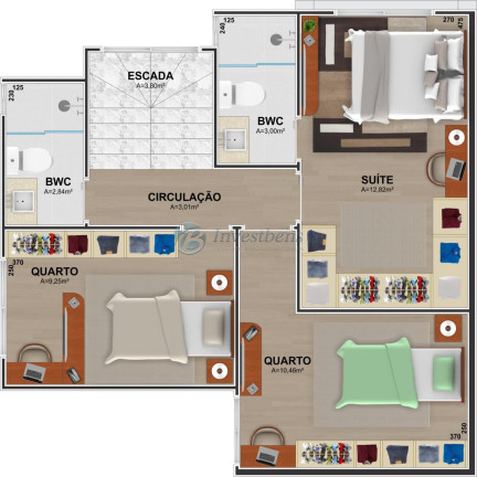 Imagem Casa de Condomínio com 3 Quartos à Venda, 105 m² em Uberaba - Curitiba