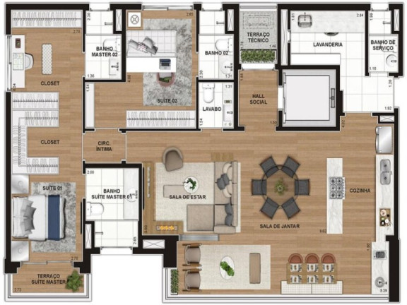 Imagem Apartamento com 3 Quartos à Venda, 147 m² em Itaim - São Paulo Imagem Apartamento com 3 Quartos à Venda, 147 m² em Itaim - São Paulo