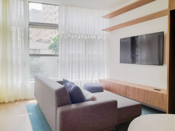 Imagem Apartamento com 1 Quarto para Alugar, 43 m² em Consolação - São Paulo Imagem Apartamento com 1 Quarto para Alugar, 43 m² em Consolação - São Paulo