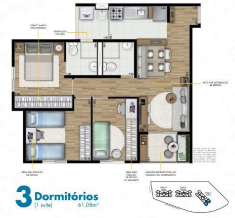 Imagem Apartamento com 2 Quartos à Venda, 45 m² em Vila Carrão - São Paulo Imagem Apartamento com 2 Quartos à Venda, 45 m² em Vila Carrão - São Paulo