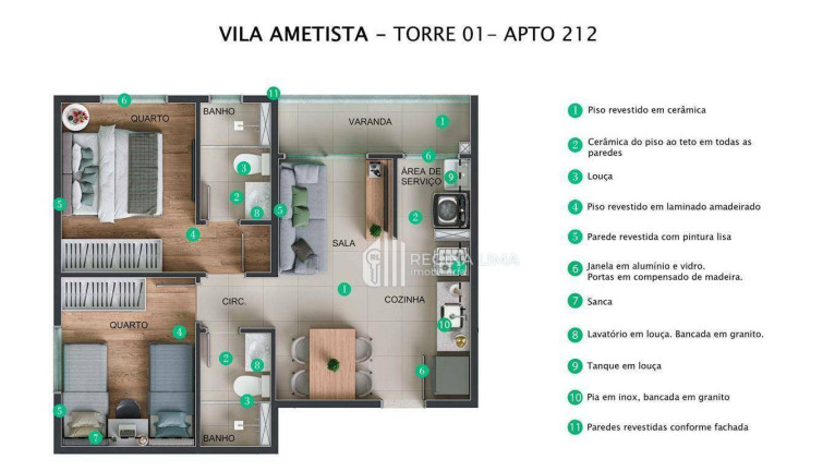 Imagem Apartamento com 2 Quartos à Venda, 43 m² em Gurupi - Teresina Imagem Apartamento com 2 Quartos à Venda, 43 m² em Gurupi - Teresina
