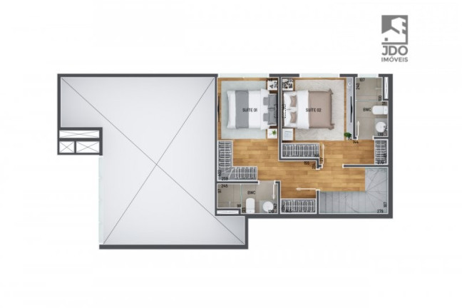 Imagem Apartamento com 2 Quartos à Venda, 103 m² em água Verde - Curitiba Imagem Apartamento com 2 Quartos à Venda, 103 m² em água Verde - Curitiba