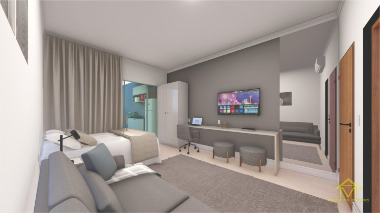 Apartamento com 1 Quarto à Venda, 23 m² em Praia De Itaparica - Vila Velha