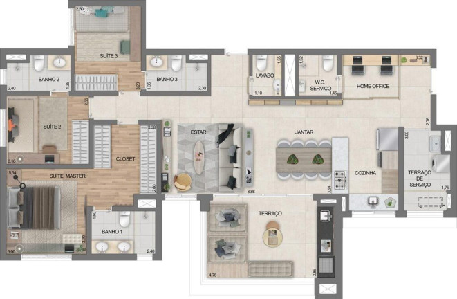 Imagem Apartamento com 3 Quartos à Venda, 92 m² em Mooca - São Paulo Imagem Apartamento com 3 Quartos à Venda, 92 m² em Mooca - São Paulo