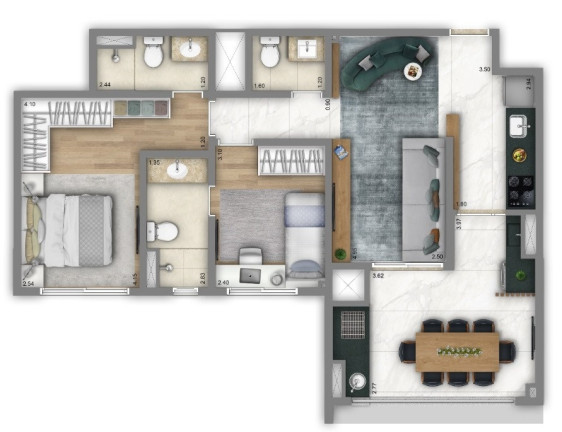 Imagem Apartamento com 2 Quartos à Venda, 73 m² em Freguesia Do ó - São Paulo