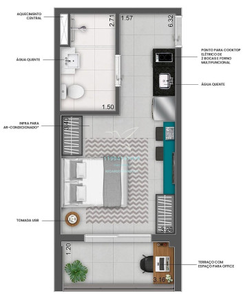 Imagem Studio com 1 Quarto à Venda, 25 m² em Vila Madalena - São Paulo Imagem Studio com 1 Quarto à Venda, 25 m² em Vila Madalena - São Paulo