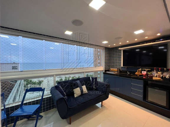 Imagem Apartamento com 3 Quartos à Venda, 133 m² em Canto Do Forte - Praia Grande