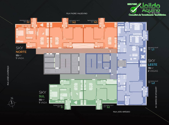 Imagem Apartamento com 2 Quartos à Venda, 55 m² em Aldeota - Fortaleza