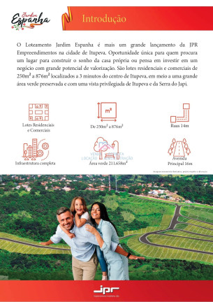 Imagem Terreno à Venda, 250 m² em Cafezal 1 - Itupeva Imagem Terreno à Venda, 250 m² em Cafezal 1 - Itupeva