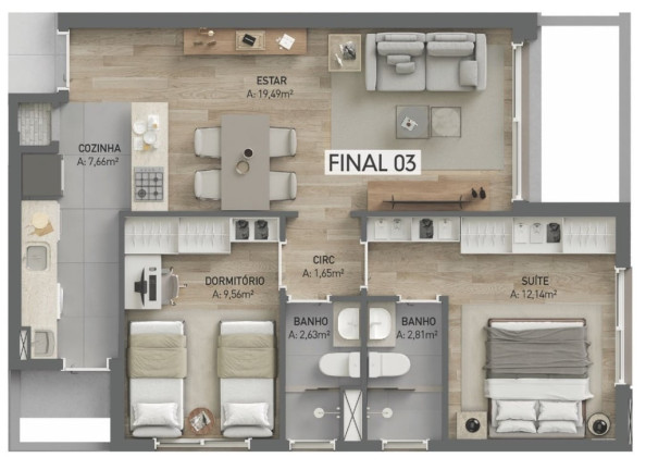 Imagem Apartamento com 3 Quartos à Venda, 261 m² em Petrópolis - Porto Alegre