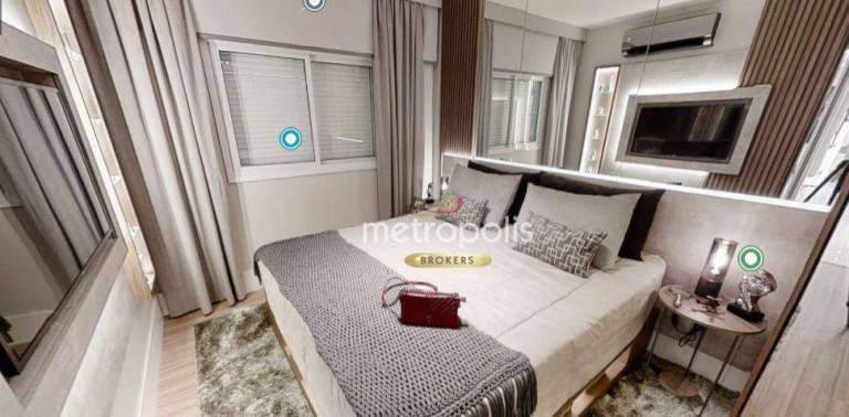 Apartamento com 2 Quartos à Venda, 83 m² em Fundação - São Caetano Do Sul