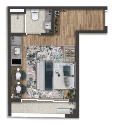 Imagem Apartamento com 1 Quarto à Venda, 27 m² em Jardim Paulista - São Paulo Imagem Apartamento com 1 Quarto à Venda, 27 m² em Jardim Paulista - São Paulo