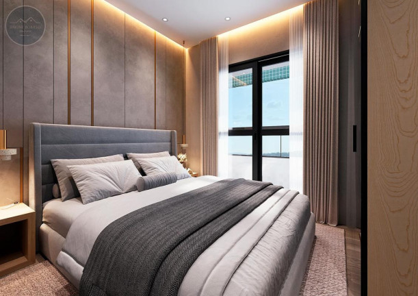 Imagem Apartamento com 2 Quartos à Venda, 74 m² em Canto Do Forte - Praia Grande