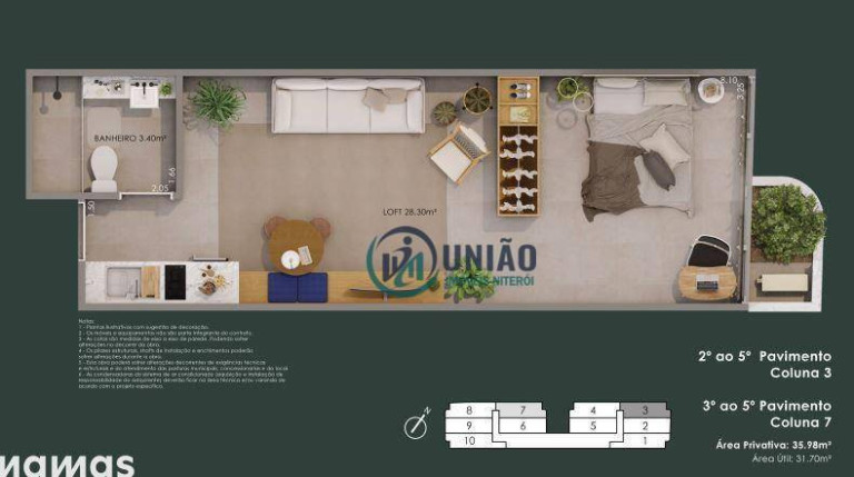 Imagem Apartamento com 1 Quarto à Venda, 35 m² em Ingá - Niterói Imagem Apartamento com 1 Quarto à Venda, 35 m² em Ingá - Niterói