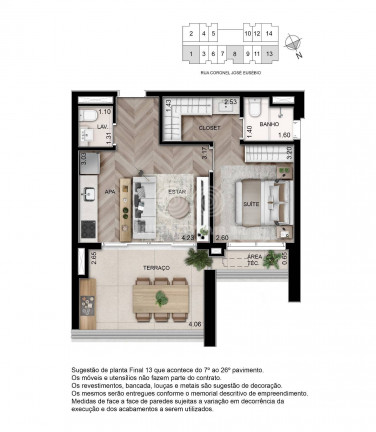 Imagem Apartamento com 1 Quarto à Venda, 53 m² em Higienópolis - São Paulo