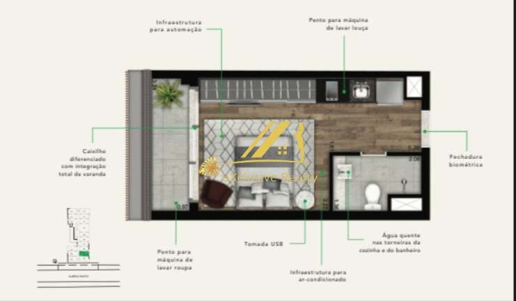 Imagem Imóvel com 1 Quarto à Venda, 34 m² em Cerqueira César - São Paulo Imagem Imóvel com 1 Quarto à Venda, 34 m² em Cerqueira César - São Paulo