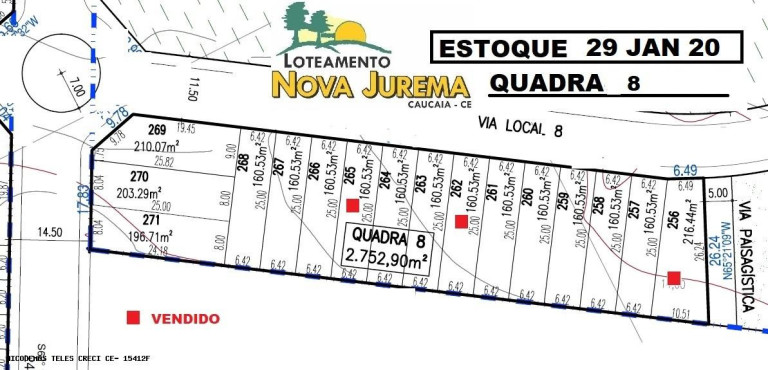 Imagem Terreno à Venda, 150 m² em Araturi (jurema) - Caucaia Imagem Terreno à Venda, 150 m² em Araturi (jurema) - Caucaia