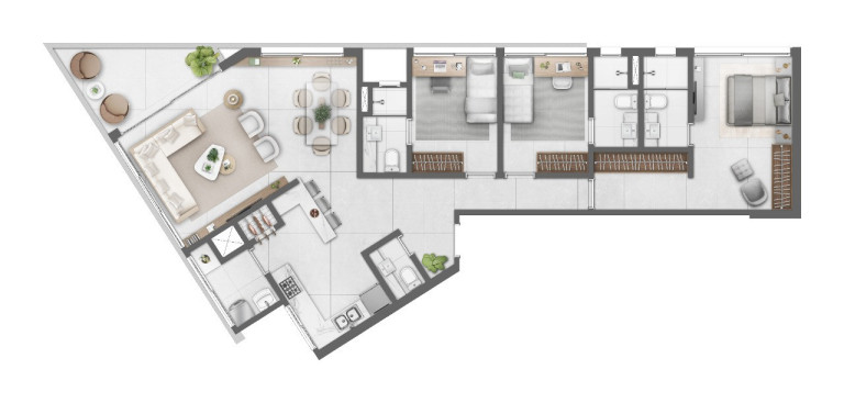 Imagem Apartamento com 2 Quartos à Venda, 90 m² em Centro - Torres