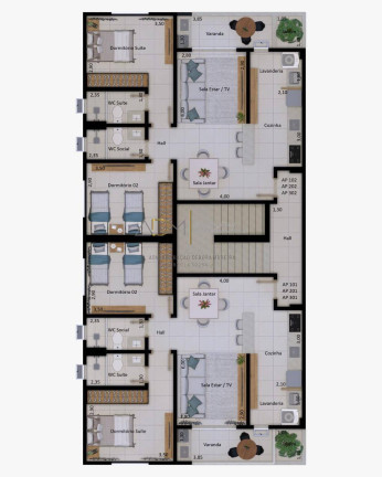 Imagem Apartamento com 2 Quartos à Venda, 71 m² em Jardim Panorama - Botucatu Imagem Apartamento com 2 Quartos à Venda, 71 m² em Jardim Panorama - Botucatu