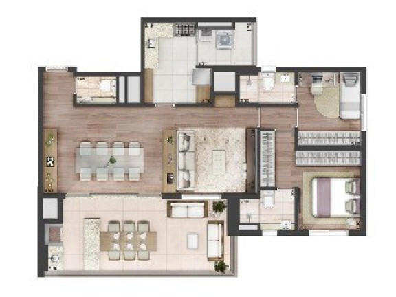 Imagem Apartamento com 3 Quartos à Venda, 137 m² em Chácara Santo Antonio - São Paulo Imagem Apartamento com 3 Quartos à Venda, 137 m² em Chácara Santo Antonio - São Paulo