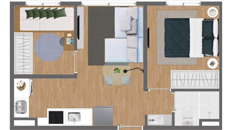 Imagem Apartamento com 2 Quartos à Venda, 32 m² em Jardim Lajeado - São Paulo Imagem Apartamento com 2 Quartos à Venda, 32 m² em Jardim Lajeado - São Paulo