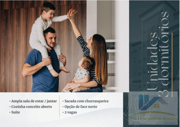 Imagem Apartamento com 3 Quartos à Venda, 79 m² em São Cristóvão - São José Dos Pinhais