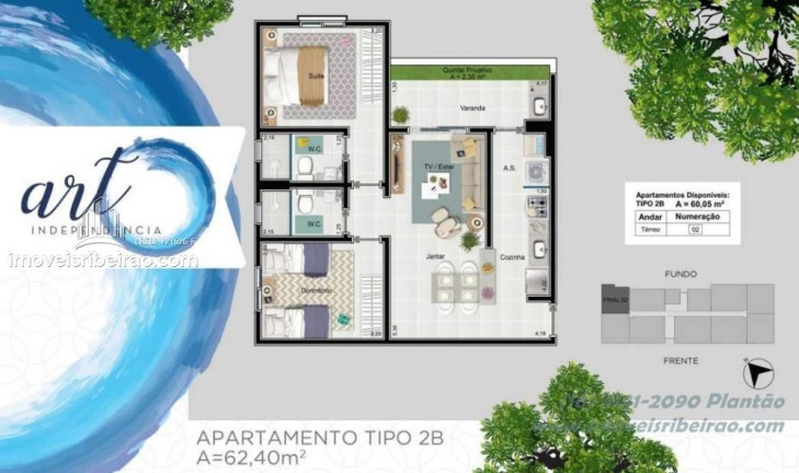 Imagem Apartamento com 2 Quartos à Venda, 55 m² em Campos Elíseos - Ribeirão Preto Imagem Apartamento com 2 Quartos à Venda, 55 m² em Campos Elíseos - Ribeirão Preto