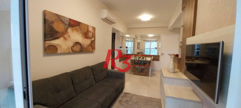 Imagem Apartamento com 1 Quarto para Alugar, 50 m² em Gonzaga - Santos