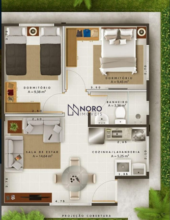 Casa com 2 Quartos à Venda, 47 m² em Bairro Diácono João Luiz Pozzobon - Santa Maria