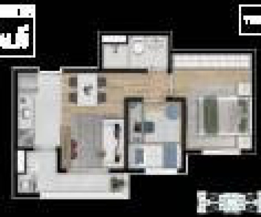 Imagem Apartamento com 2 Quartos à Venda,  em Jardim Planalto - Carapicuíba
