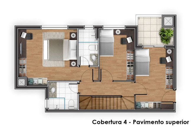 Imagem Apartamento com 3 Quartos à Venda, 77 m² em Cristo Rei - Curitiba