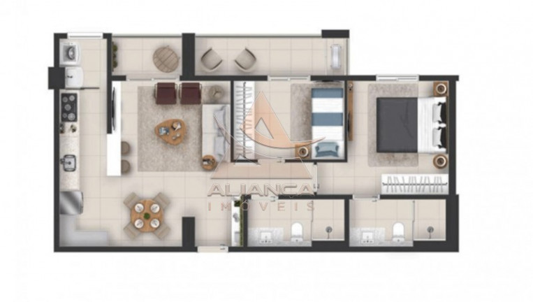 Imagem Apartamento com 2 Quartos à Venda, 85 m² em Alto Da Boa Vista - Ribeirão Preto Imagem Apartamento com 2 Quartos à Venda, 85 m² em Alto Da Boa Vista - Ribeirão Preto