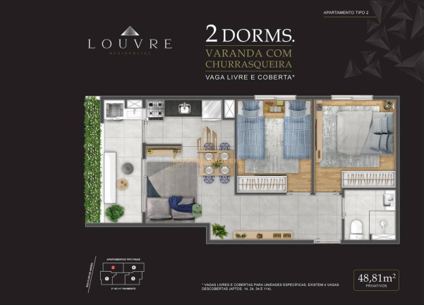 Imagem Apartamento com 2 Quartos à Venda, 49 m² em Jardim Das Flores - Osasco Imagem Apartamento com 2 Quartos à Venda, 49 m² em Jardim Das Flores - Osasco