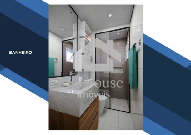 Imagem Apartamento com 2 Quartos à Venda, 53 m² em Vila Tibiriça - Santo André